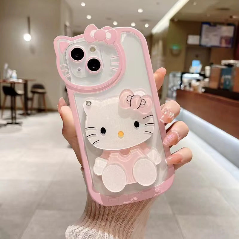 Sanrio Hello Kitty Kawaii Cartoon Phone Case For iPhone 15 14 13 12 11 Pro Max Plus